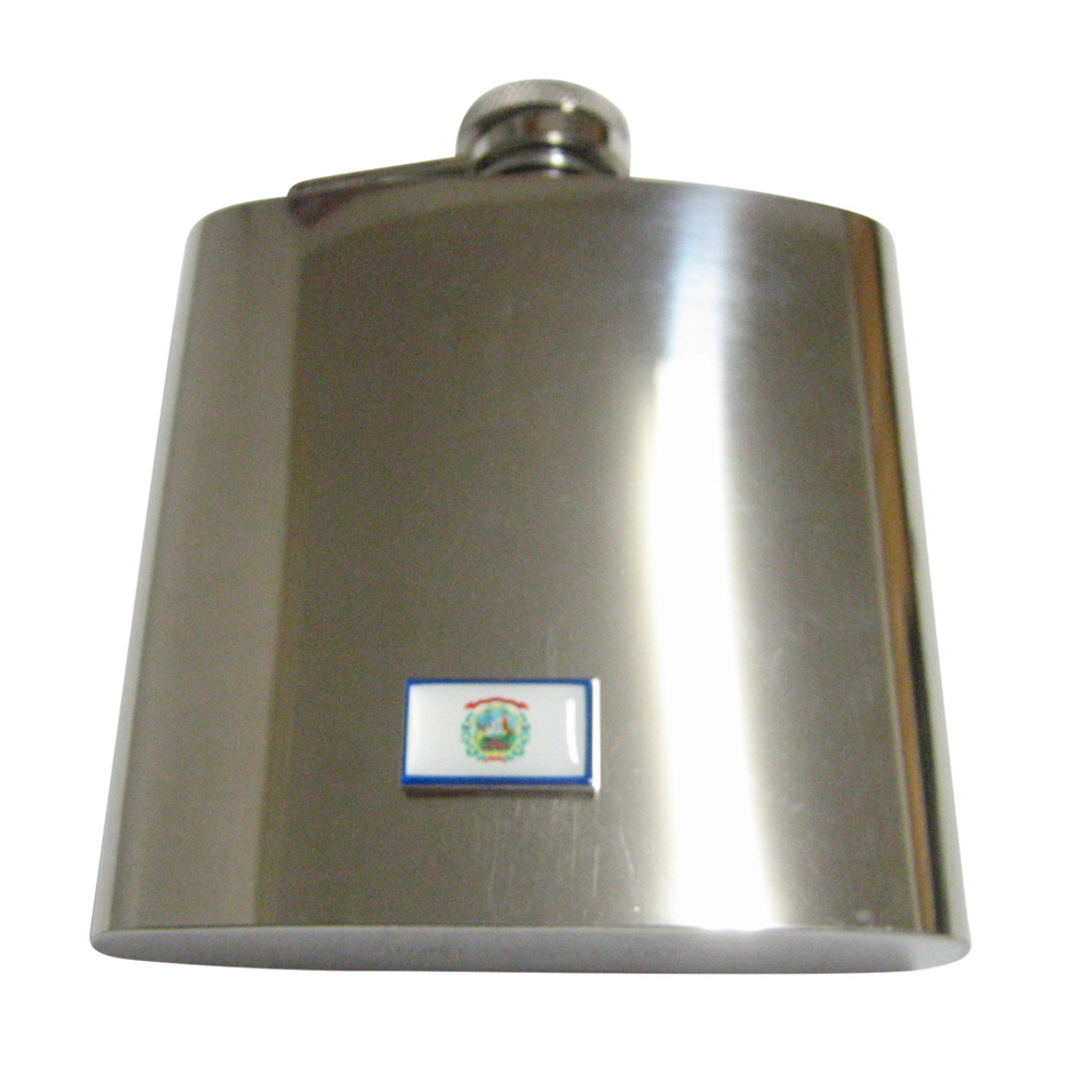 West Virginia State Flag 6oz Flask